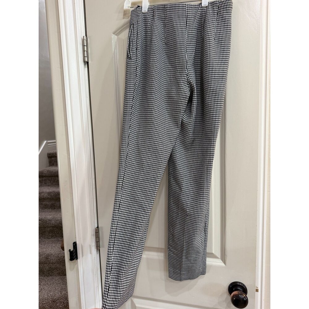 Express Houndstooth High Rise Ankle Pants - Picture 2 of 5